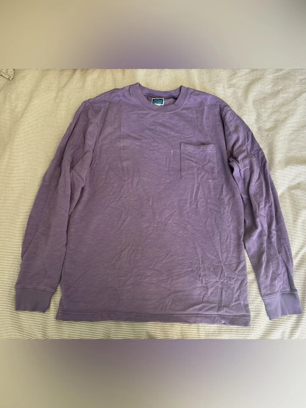 J. Crew Purple Crewneck Sweatshirt